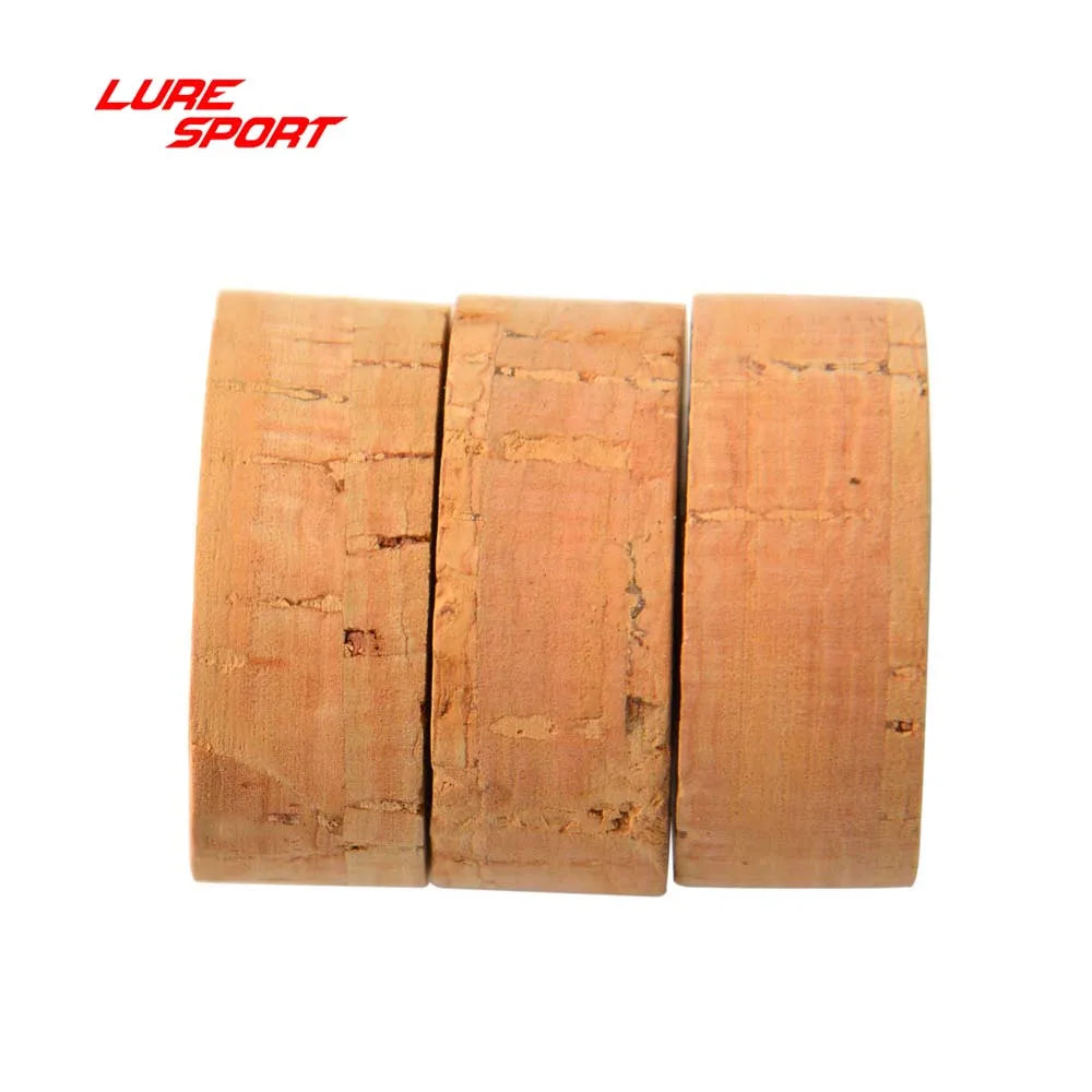 LureSport 20pcs AA Grade Cork Ring Rubber Cork Ring 1 1/4" x 1/2" x1/4' Rod Building Component Repair DIY Accessory
