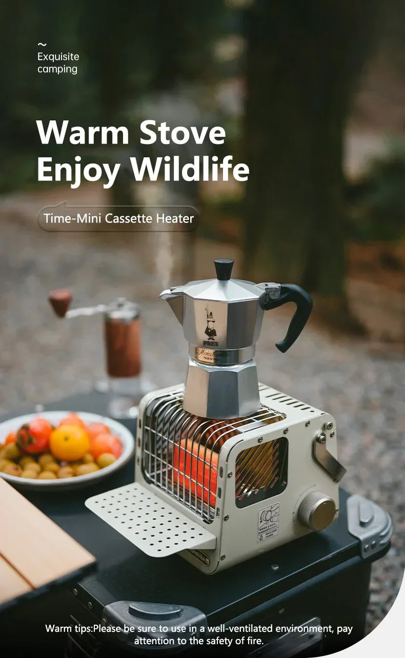 Naturehike Camp Heater Portable Space Heater for Indoor & Outdoor Use Camping Mini Cassette Heating Stove