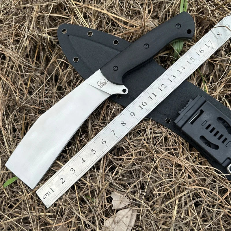 Exquisite outdoor knife AUS-10 steel high hardness hiking camping survival tool jungle hunting knife fruit knife