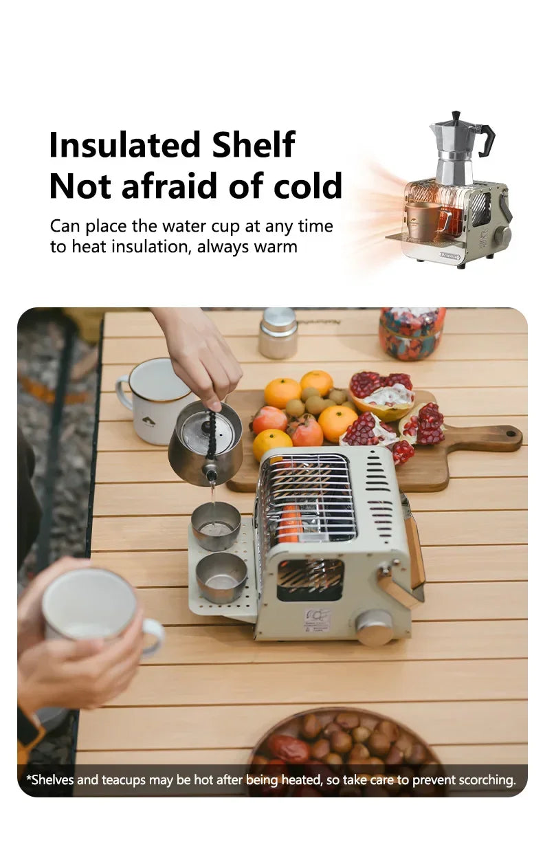 Naturehike Camp Heater Portable Space Heater for Indoor & Outdoor Use Camping Mini Cassette Heating Stove