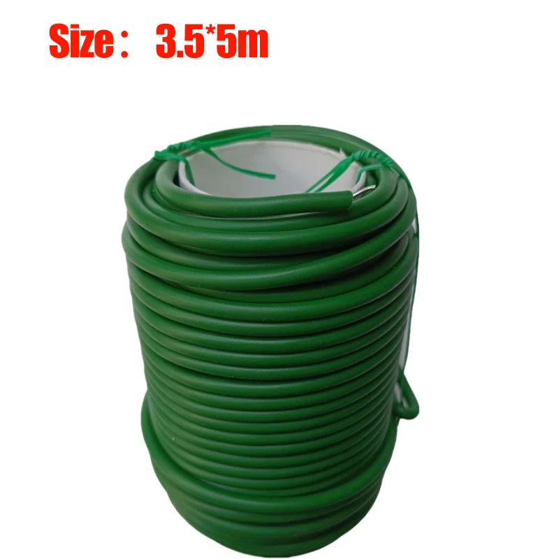 Garden Plant Twine Green Cable Ties Flexible Bendy Vine Support Twist Ties Reusable Plant Branches Rubber Coated Steel Wire