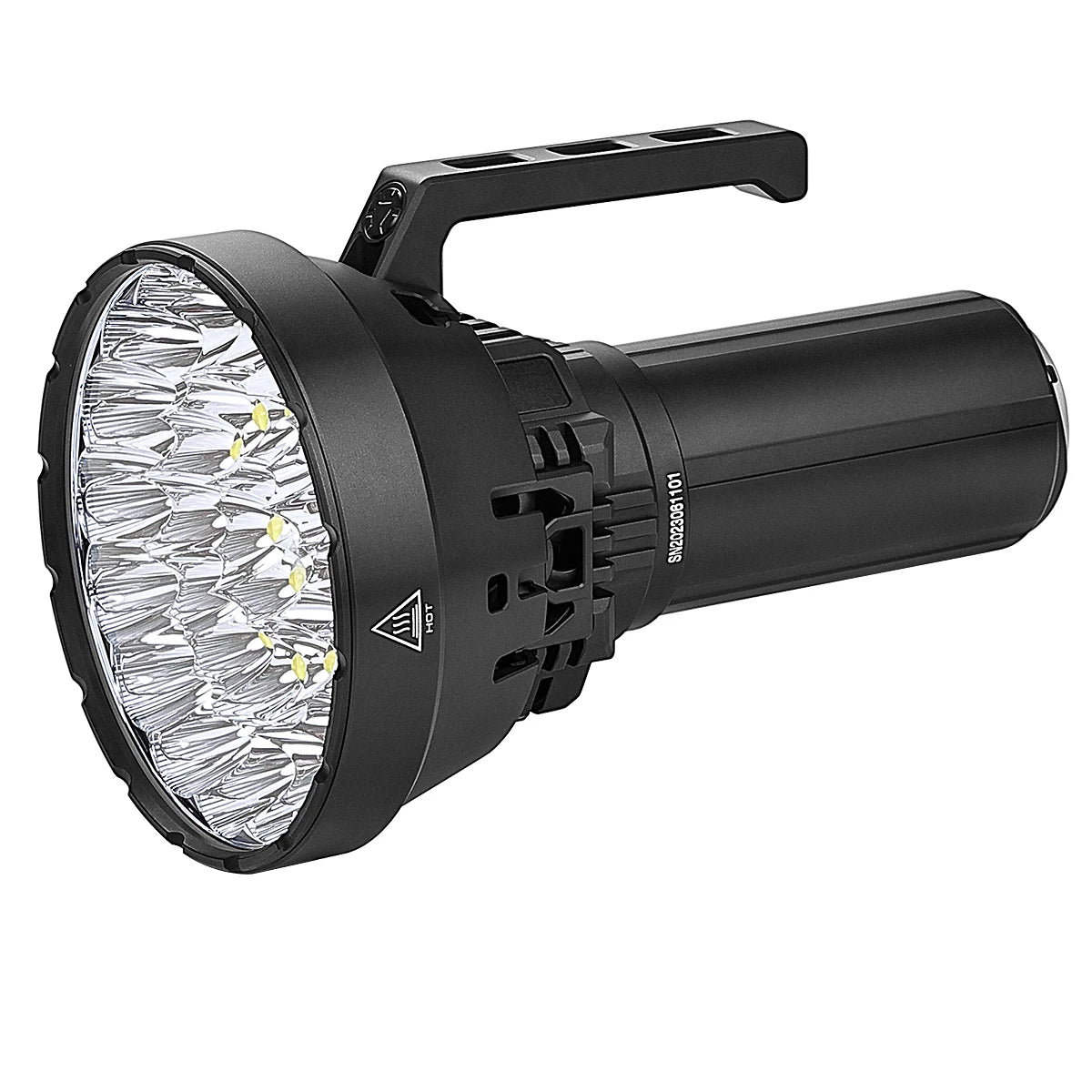 IMALENT MS32 200000 Lumen High Power LED Flashlight with 32 Cree XH70 II High Brightness, 100W Type-C Professional Searchlight