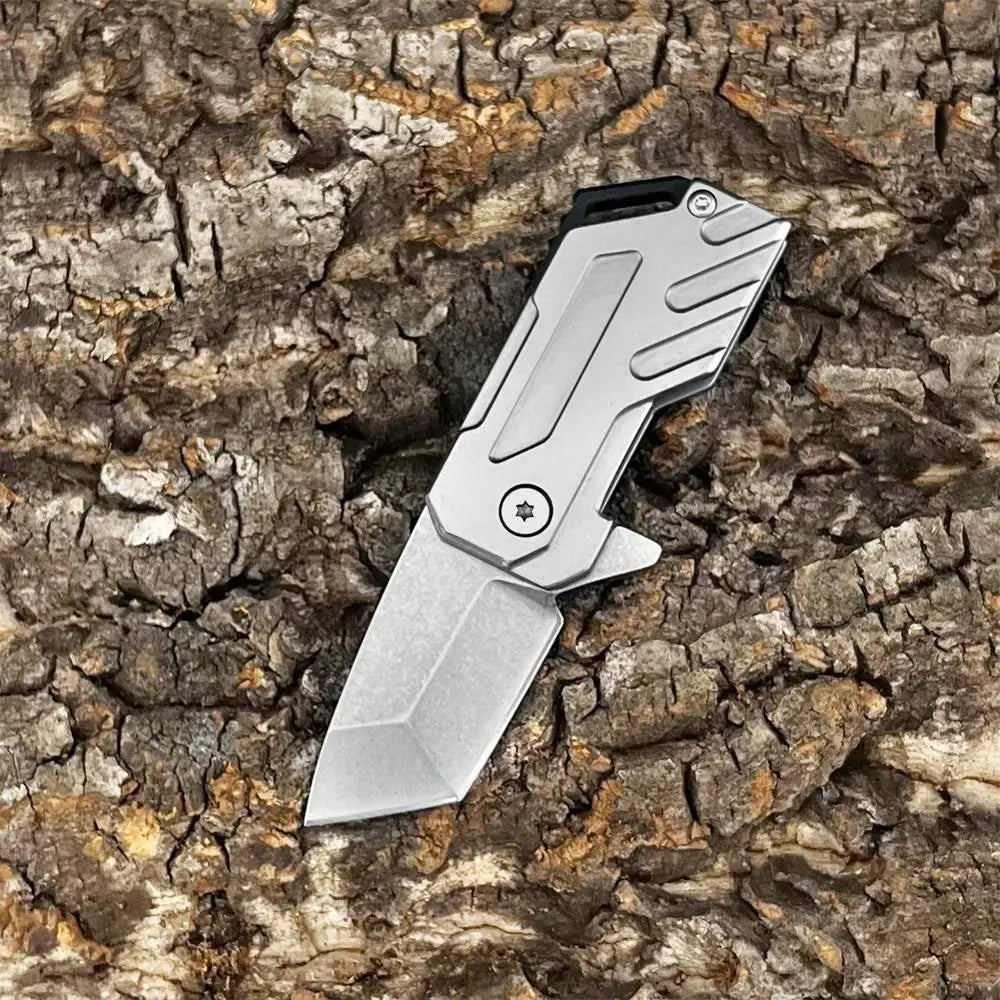 Mini Portable Pocket Folding Knife 5Cr13Mov Blade 420 Steel Handle Outdoor Hiking Camping Fishing Multi-functional Tools