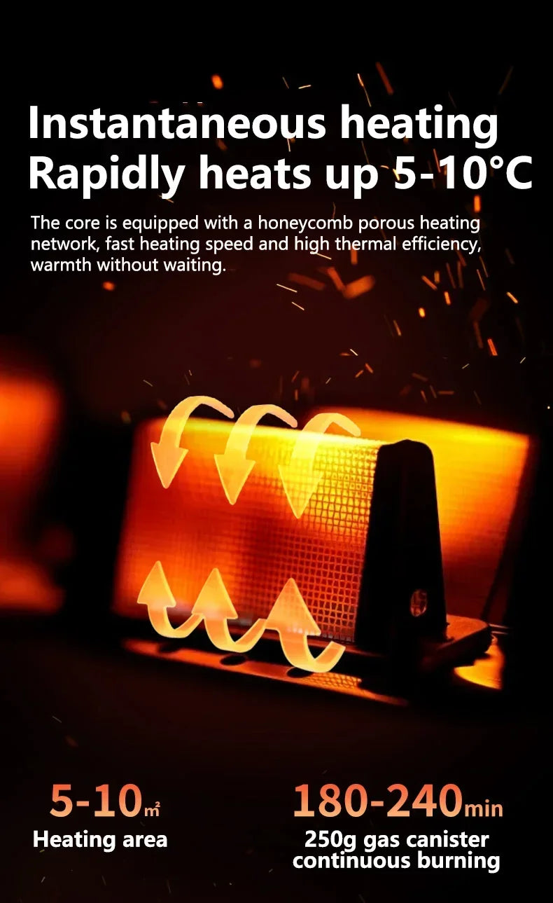 Naturehike Camp Heater Portable Space Heater for Indoor & Outdoor Use Camping Mini Cassette Heating Stove