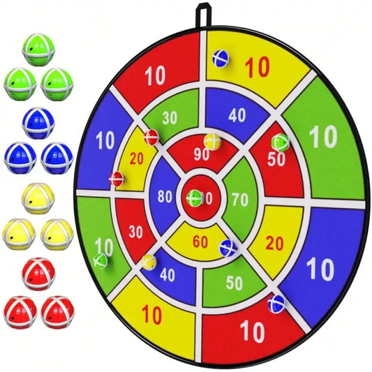 2026 29" Large Dart Board For Kids, Kids Dart Board With Sticky Balls, Boys ToyS,Indoor/SportOutdoor Fun Party Play Game Toys, Birthday Gifts For 3 4 5 6 7 8 9 10 1112 YearOldBoys Girls