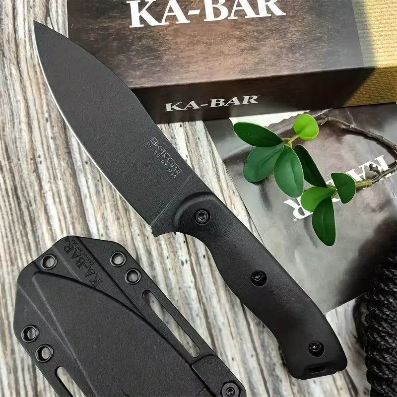 High Quality BK18/BK19 Harpoon Hunting Fixed Blade Knife D2 Blade Nylon Fiber Handle Outdoor Utility Camping Straight Knife