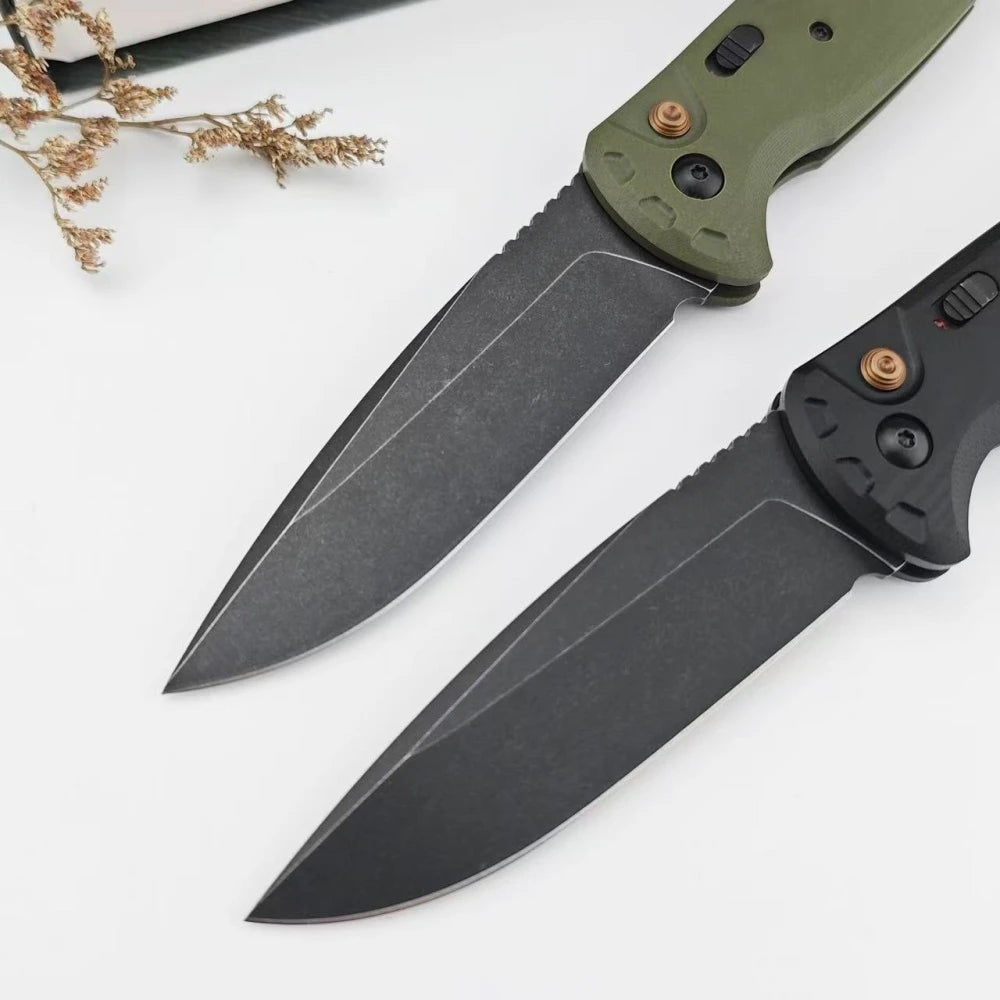 BM 4300 Folding Knife G10 Handle Wilderness Exploration, Hunting, Camp Survival, Ergonomic Handle, EDC Multi-functional Knives