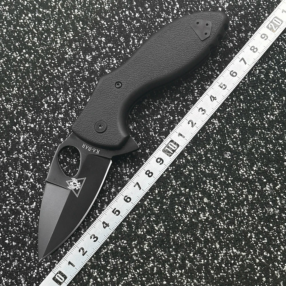 KA-BAR 2490 Folding Knife Outdoor Camping Hunting Tactics Anti Height Hardness Pocket Knife EDC Tool Travel Knife