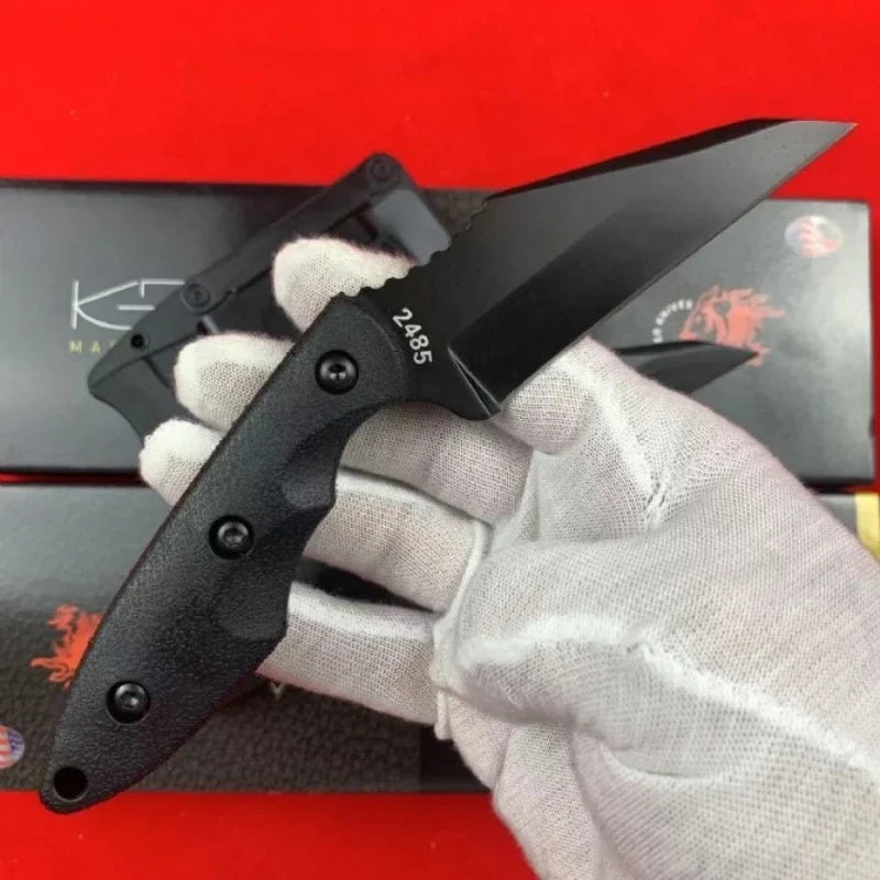 KA TD obstructive. 2485 karambit Hunting Fixed Blade Knife  ABS Handle Outdoor Survival Fishing Straight Knife