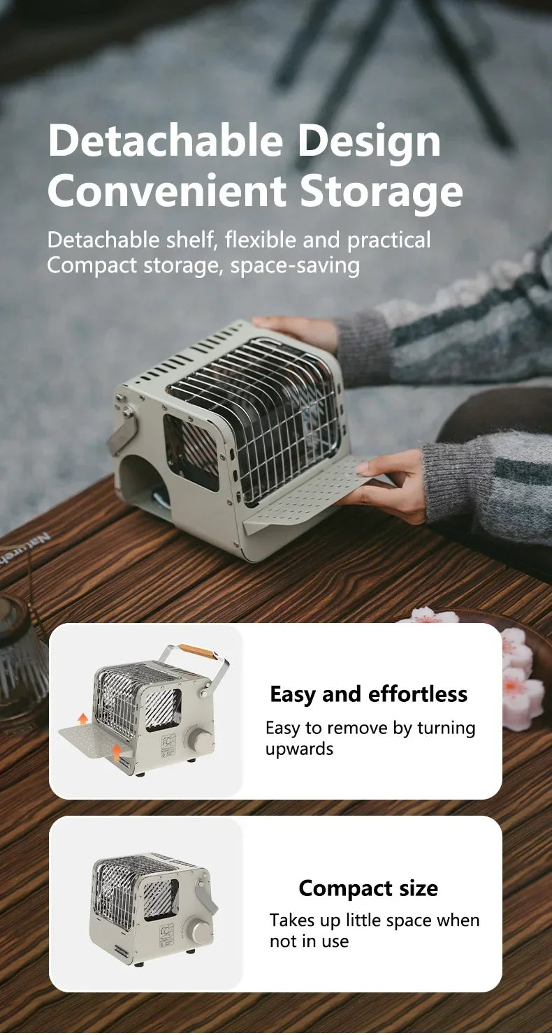 Naturehike Camp Heater Portable Space Heater for Indoor & Outdoor Use Camping Mini Cassette Heating Stove