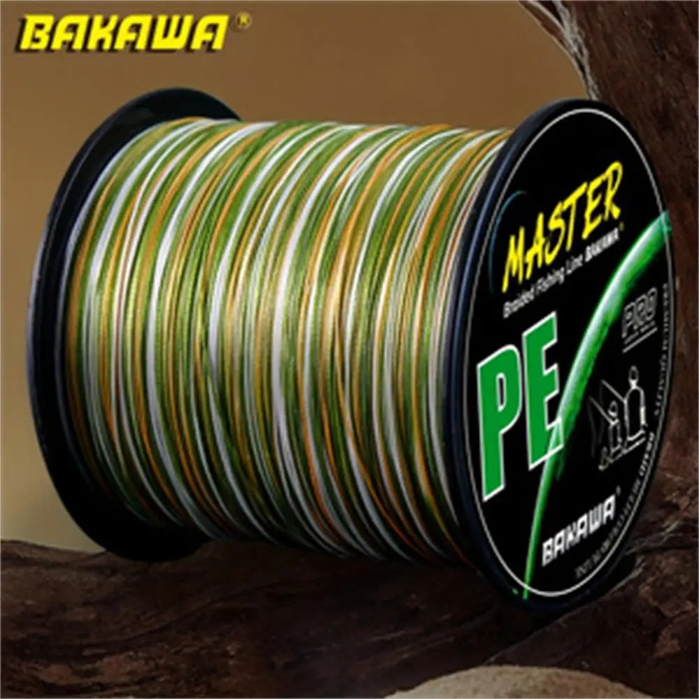 BAKAWA Braided Fishing Line X8 300M Japan PE Weave Multifilament Wire Carp Fishing Accessories Seawater and Saltwater Pesca