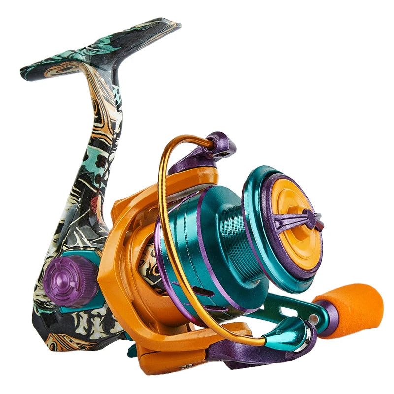BILLINGS Spinning Fishing Reel 10KG Max Drag 5.2:1 Gear Ratio with Anti-Reverse 1000~6000 Spinning Reels for Saltwater Freshwater  Bass Trout Fishing