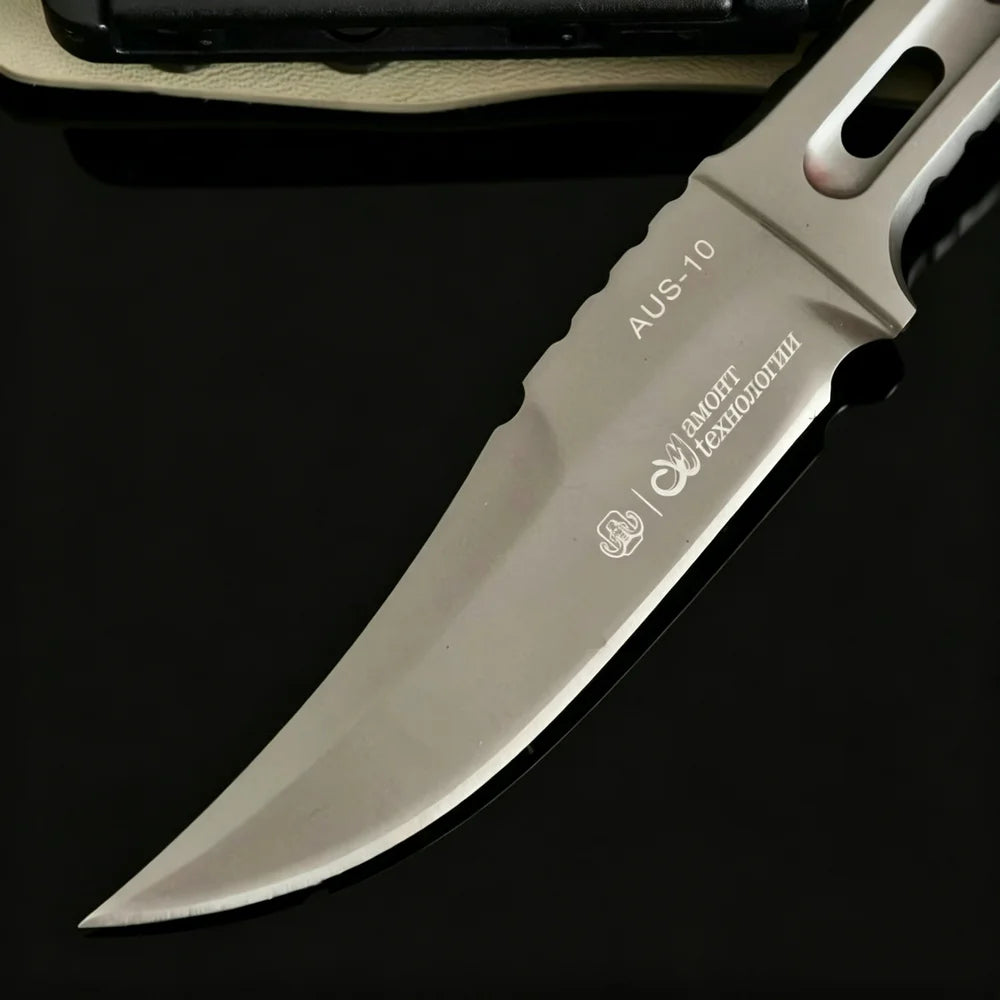 Trskt AUS-10 Cool Pocket Knife ,Survival Hunting Outdoor Rescue Camping Knives Edc Tool 62hrc 6MM Thick Blade Kydex Dropshipping